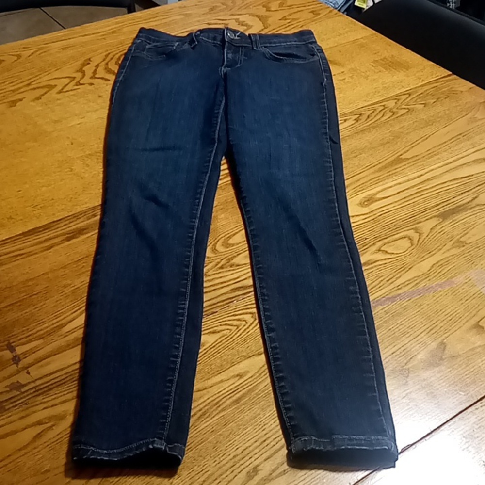 JUDY BLUE Jeans Womens  5 X 27 BLUE Denim Preowned Dark Wash Used Skinny ??